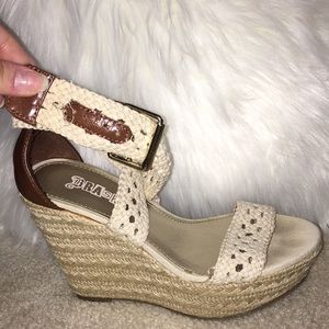 Lace Strap Criss-Cross Espadrilles